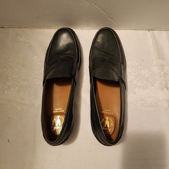 NWOT! Unworn Cole Haan Grand OS Pinch Dark Blue-Black Loafer Men' Size 11 M - Picture 5 of 10